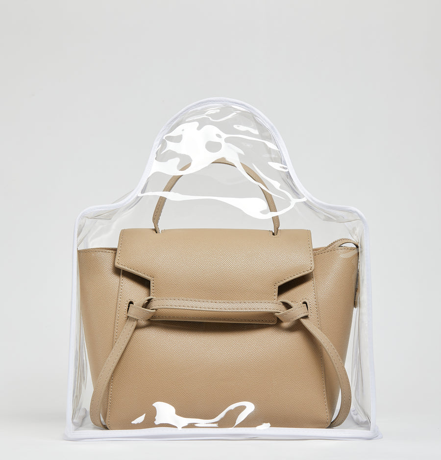 Clear Handbag Cover — Structured Profile